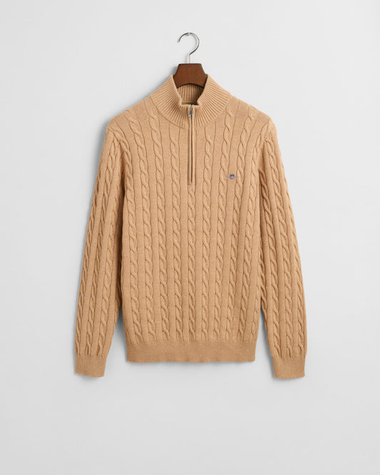 Gant Cotton Cable 1/2 Zip Jumper