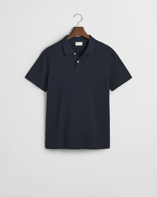 Gant Waffle Textured Polo Shirt