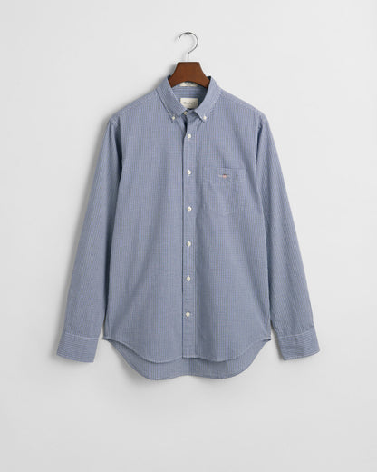 Gant Regular Fit Micro Gingham Poplin Shirt