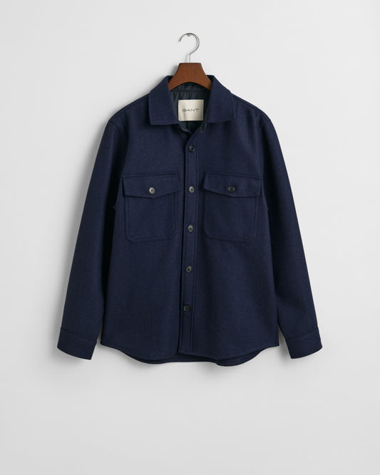 Wool Blend Overshirt