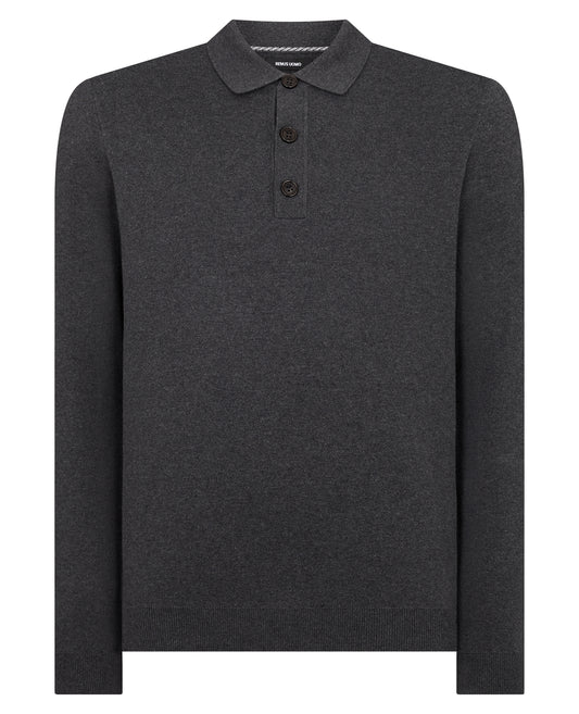 Long Sleeve Polo Sweater