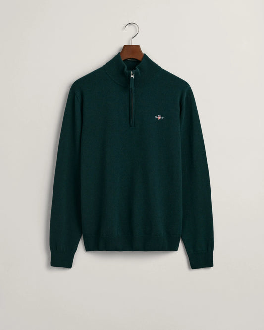 Gant Superfine Lambswool Half-Zip Sweater