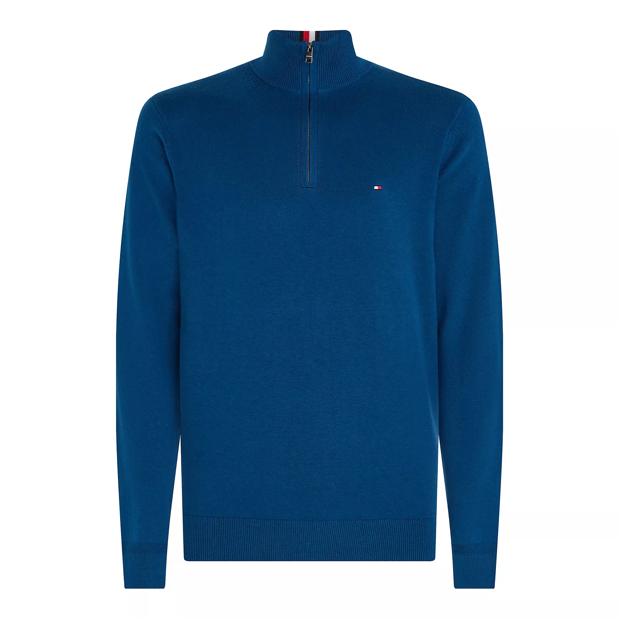 Tommy hilfiger pima discount cashmere half zip sweatshirt