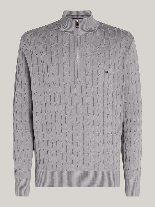 Tommy Hilfiger Cable Knit Half-Zip Jumper