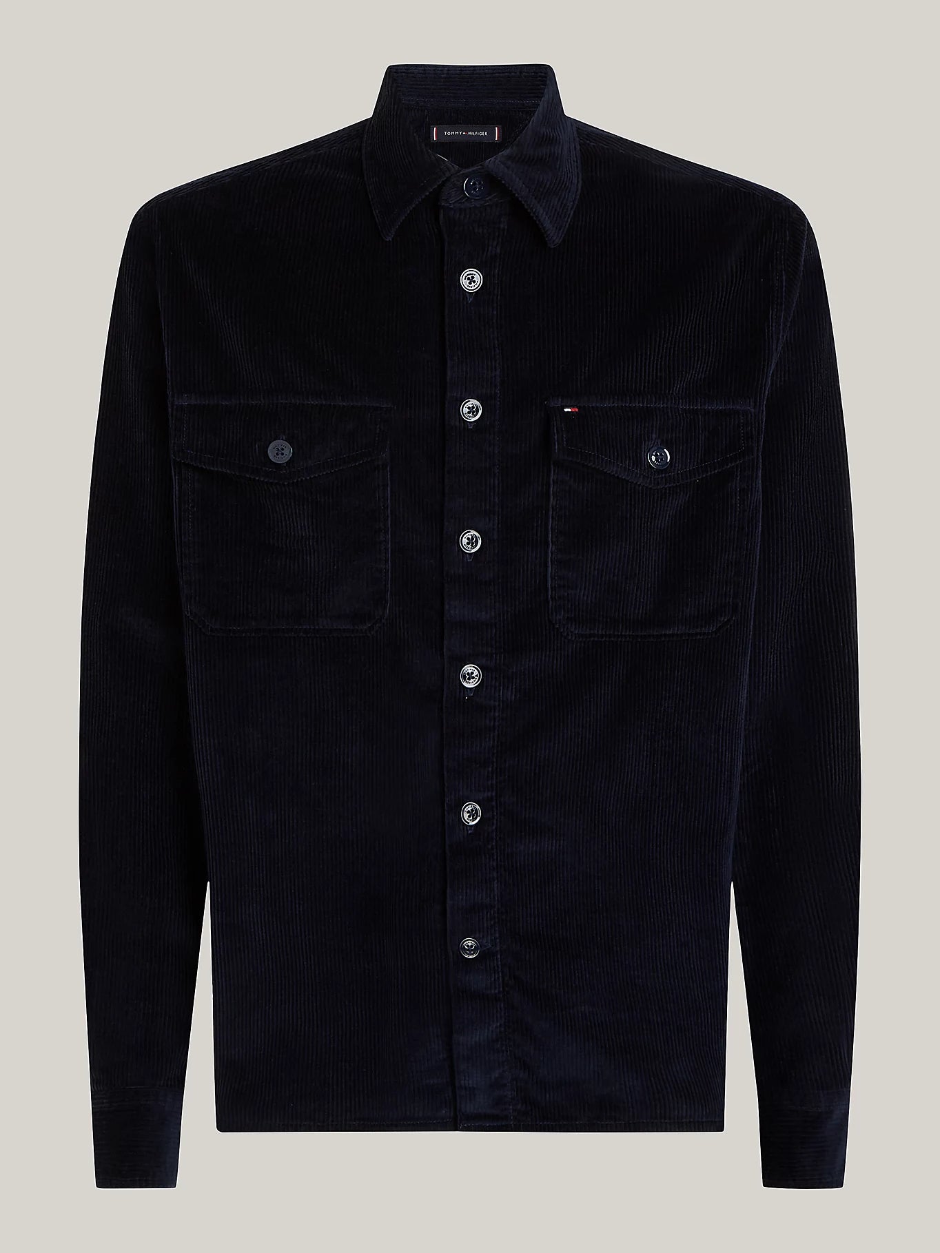 Tommy Hilfiger Embroidery Relaxed Corduroy Overshirt