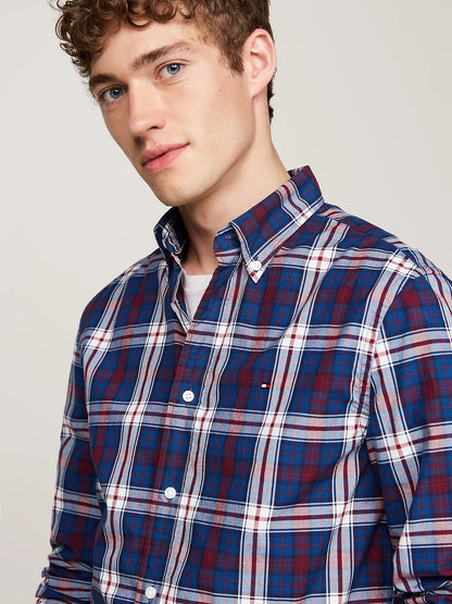 Tommy Hilfiger Tartan Regular Fit Poplin Shirt