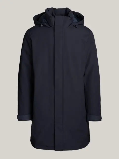 Navy Tech Padded Parka Jacket