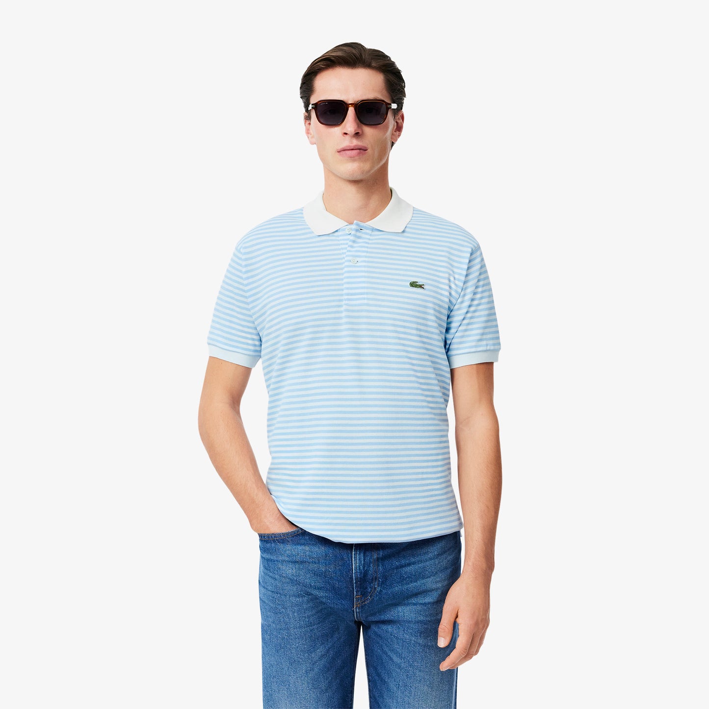 Ribbed Polo Shirt