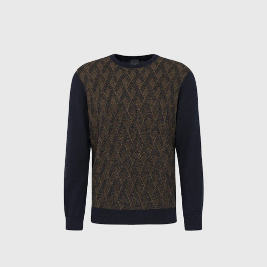 Bugatti Crewneck Pattern Jumper