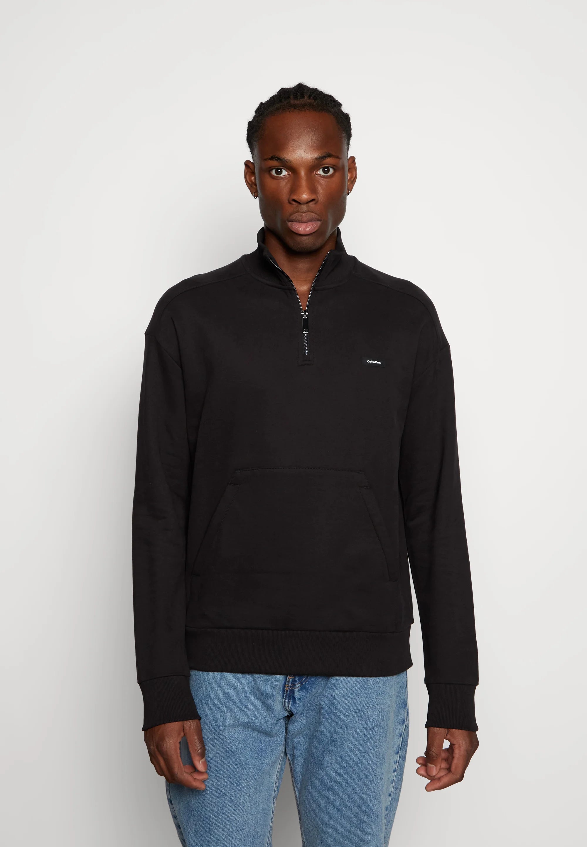 Calvin klein zip sweatshirt sale