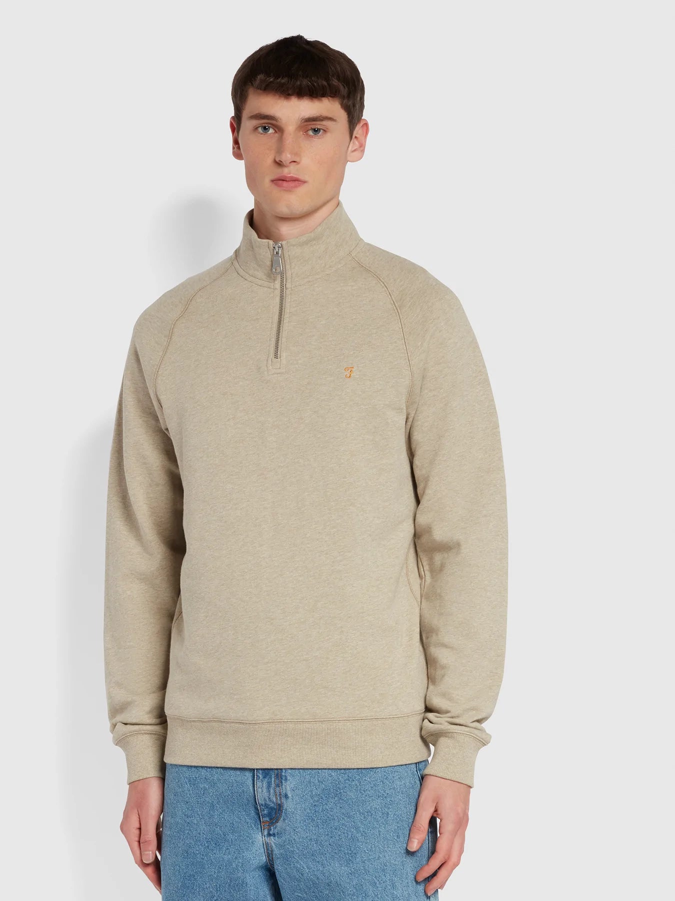 Farah quarter zip on sale sweatshirt